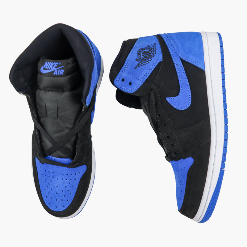 Air Jordan 1 High Blue Black Suede