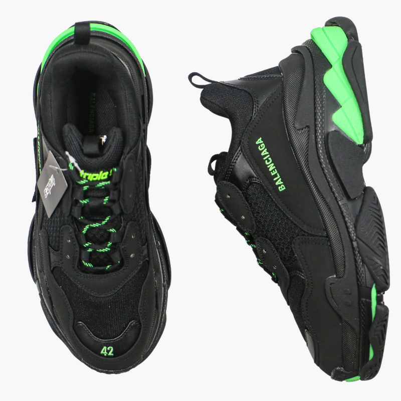 Balenciaga Triple S Black Green