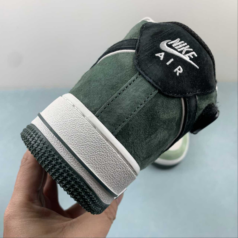 Air Force Mid Top Green And White