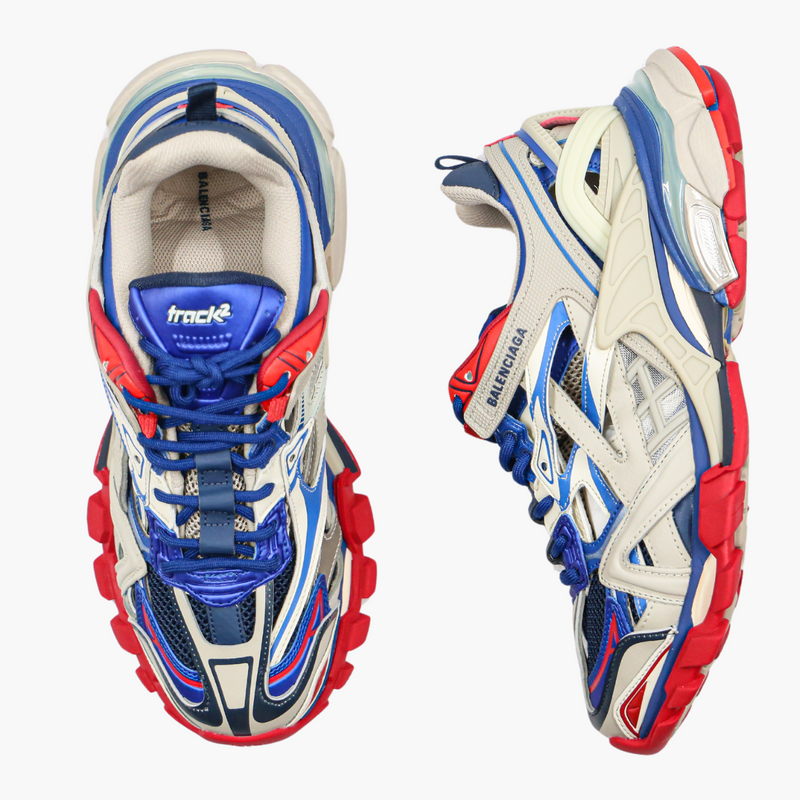 Balenciaga Track Red Blue Gray