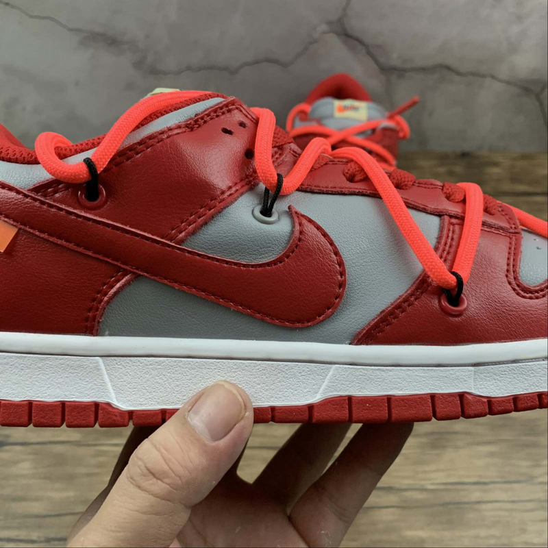 Dunk Low Off White University Red