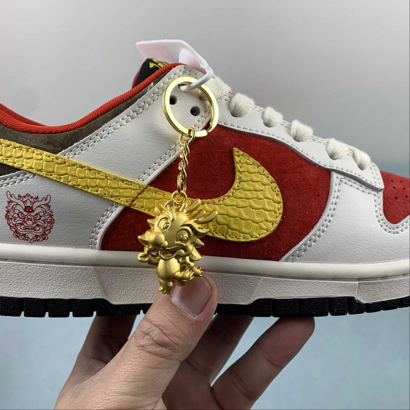 Dunk Low Year of the Dragon Red Yellow Off White