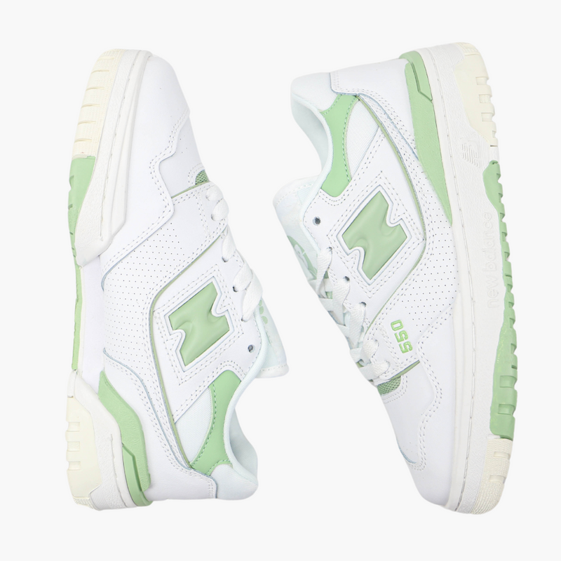 NB 550 white green