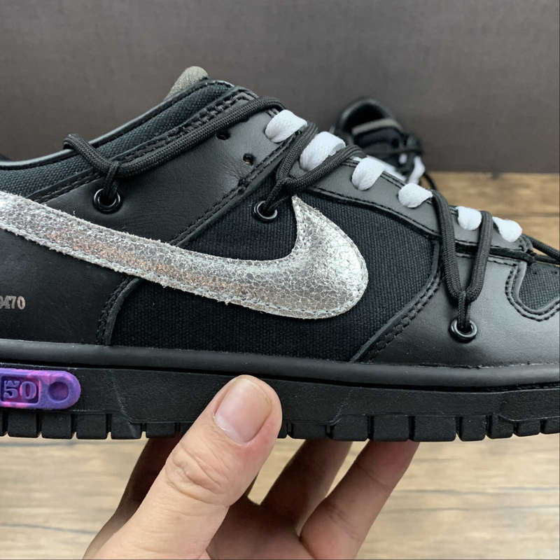 Dunk Low The 50 Black Silver