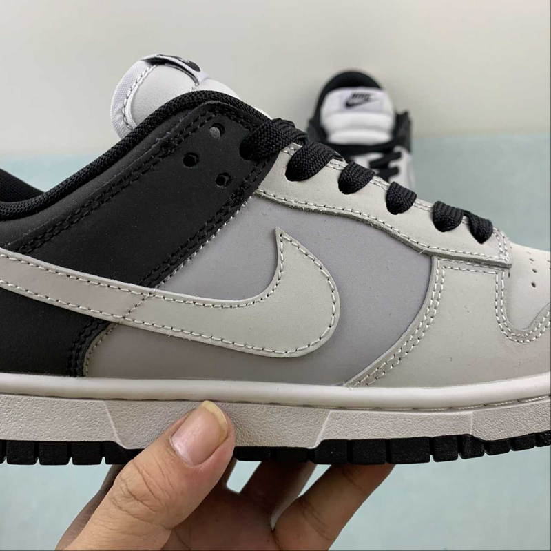 Dunk Low Smoke Grey Black And White