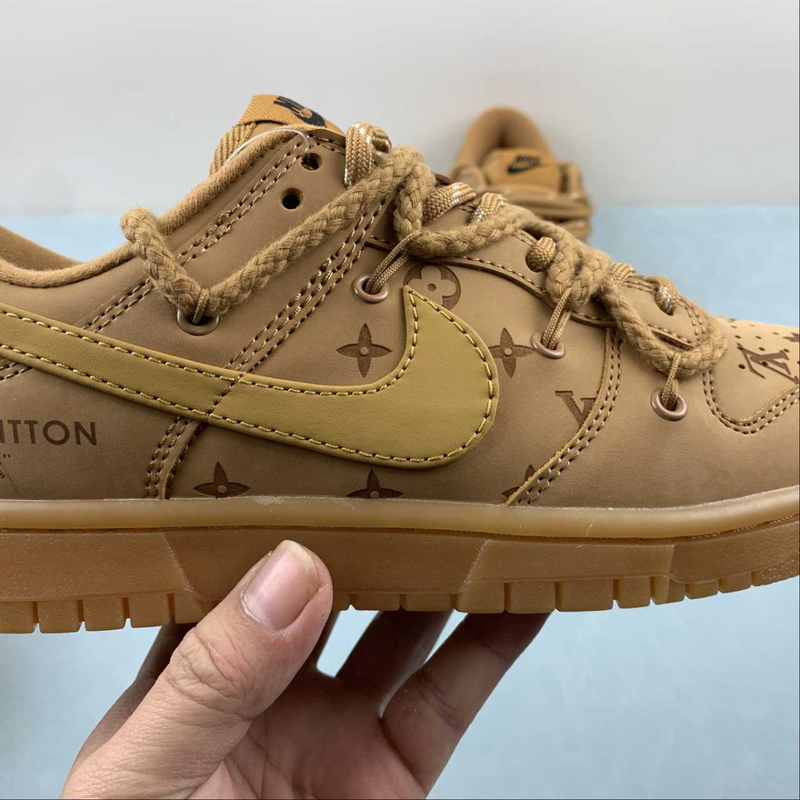 Dunk Low X Louis Vuitton Wheat Mocha