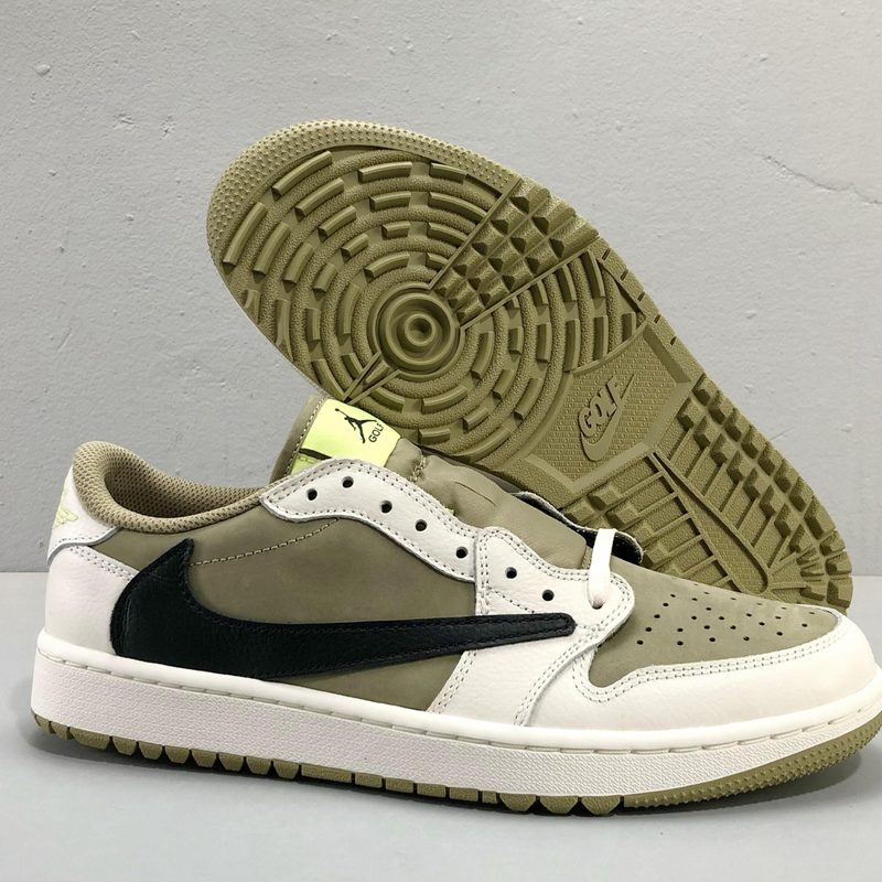 Travis Scott x Air Jordan 1 Low Golf Neutral Olive