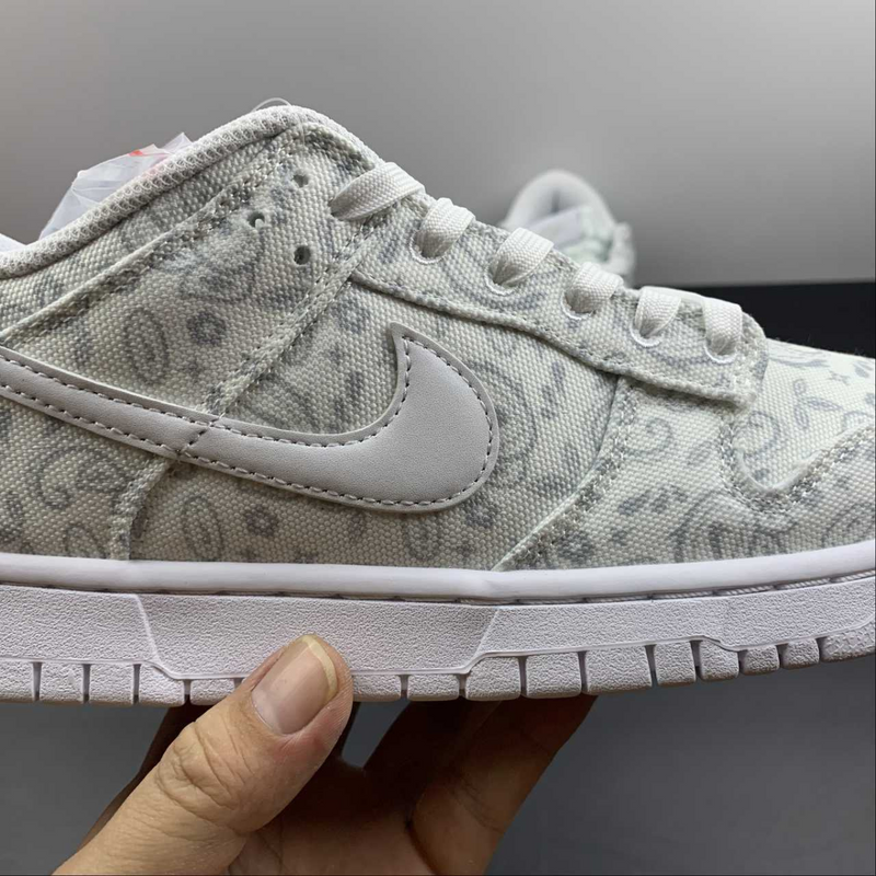 Dunk Low White Paisley