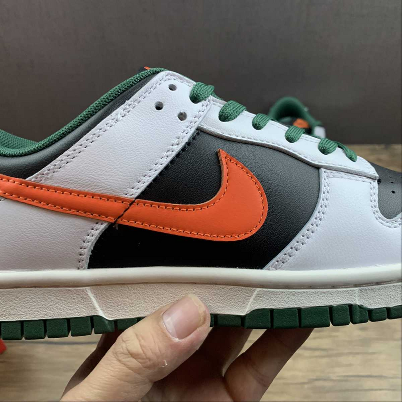 Dunk Low White Black Green