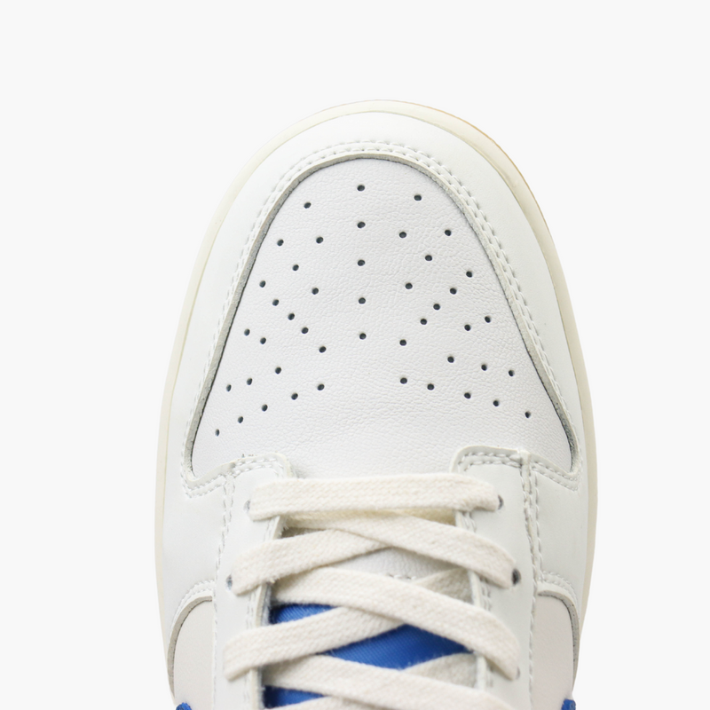 Dunk Low White Blue logo