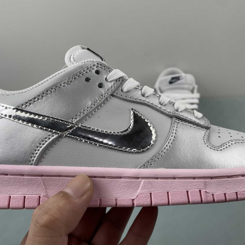 Dunk Low Lx Metallic Silver Pink