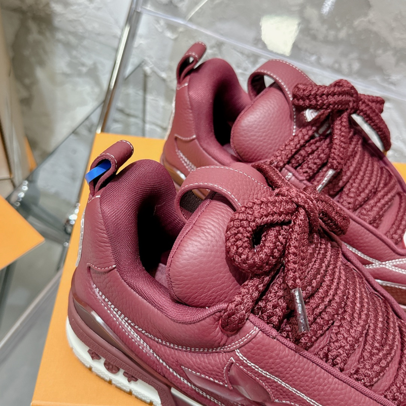 LV Skate Low Wine