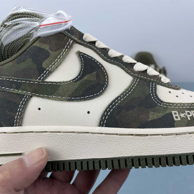 Air Force Bape Green Whit