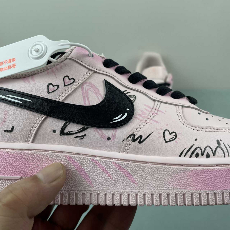 Air Force Pink Black And White