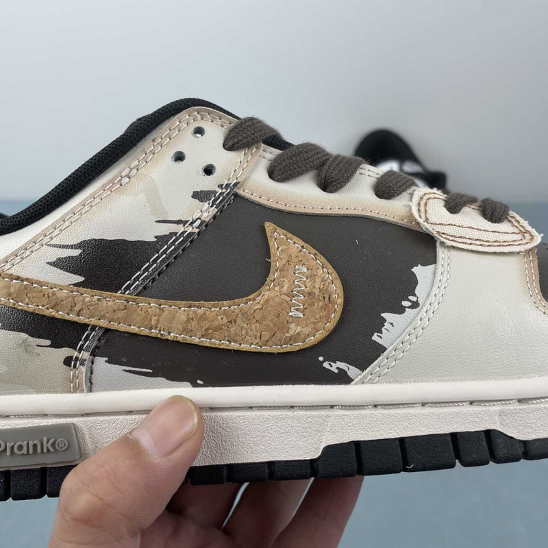 Dunk Low Panda Prank Retro Custom Brown