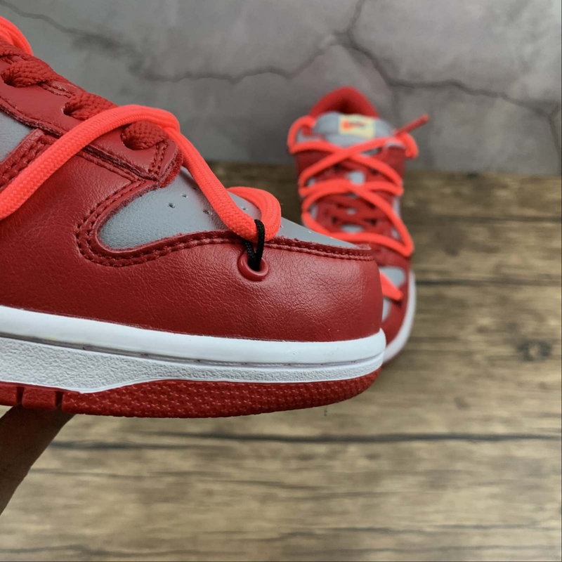 Dunk Low Off White University Red