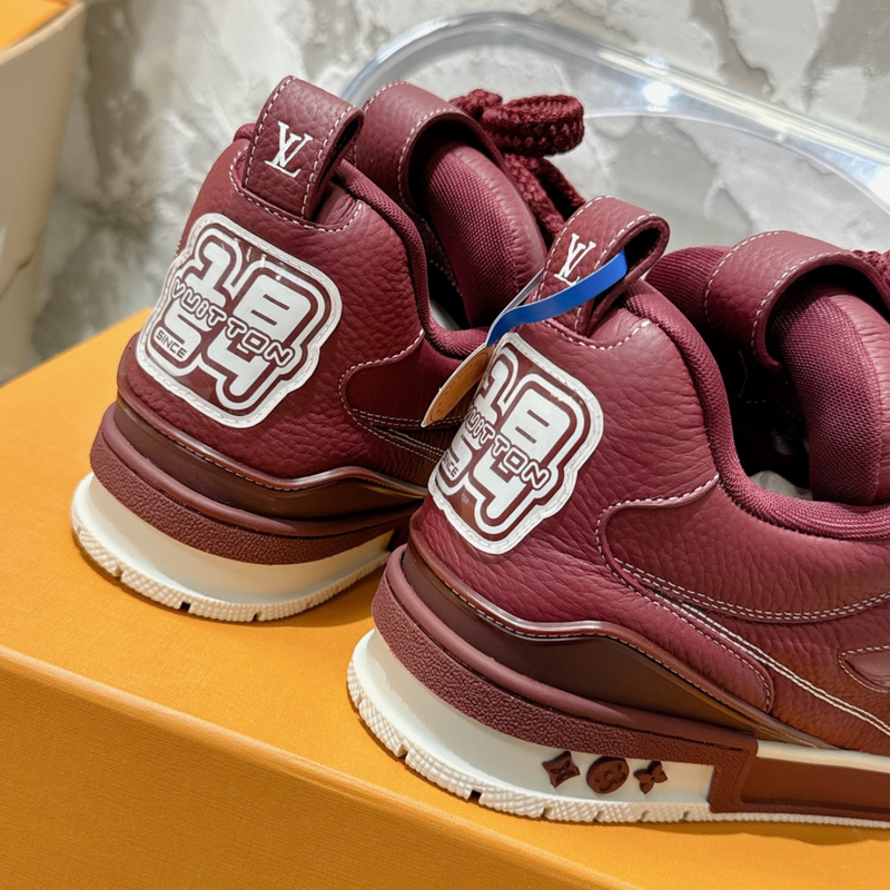 LV Skate Low Wine