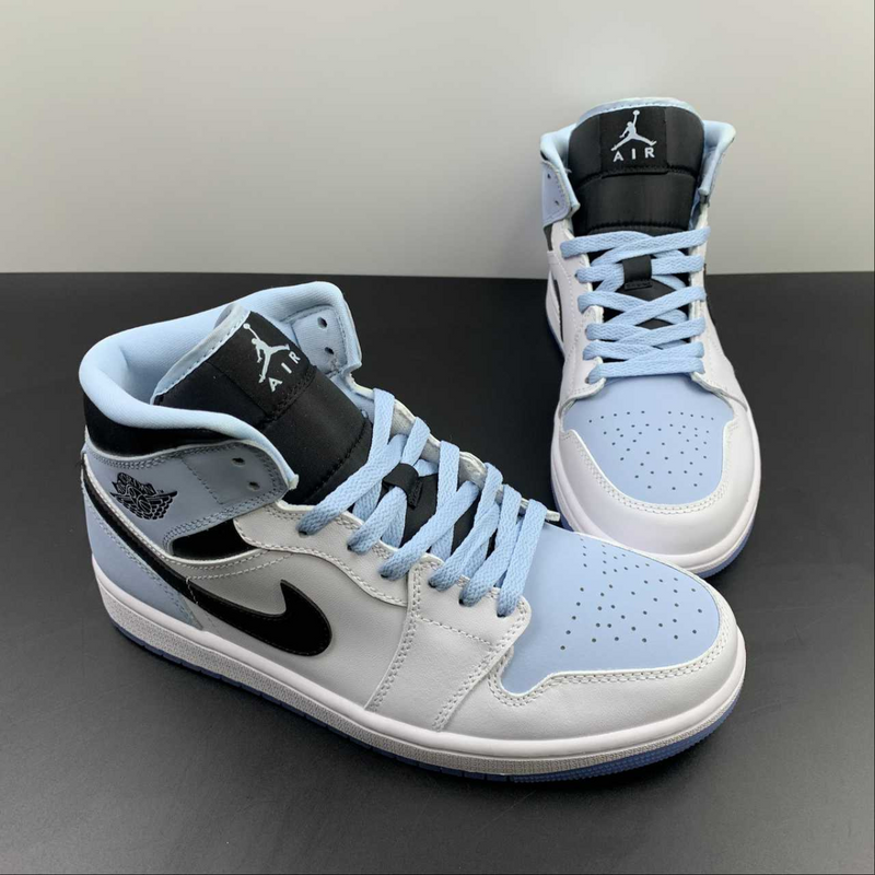 Air Jordan 1 Mid Blue White