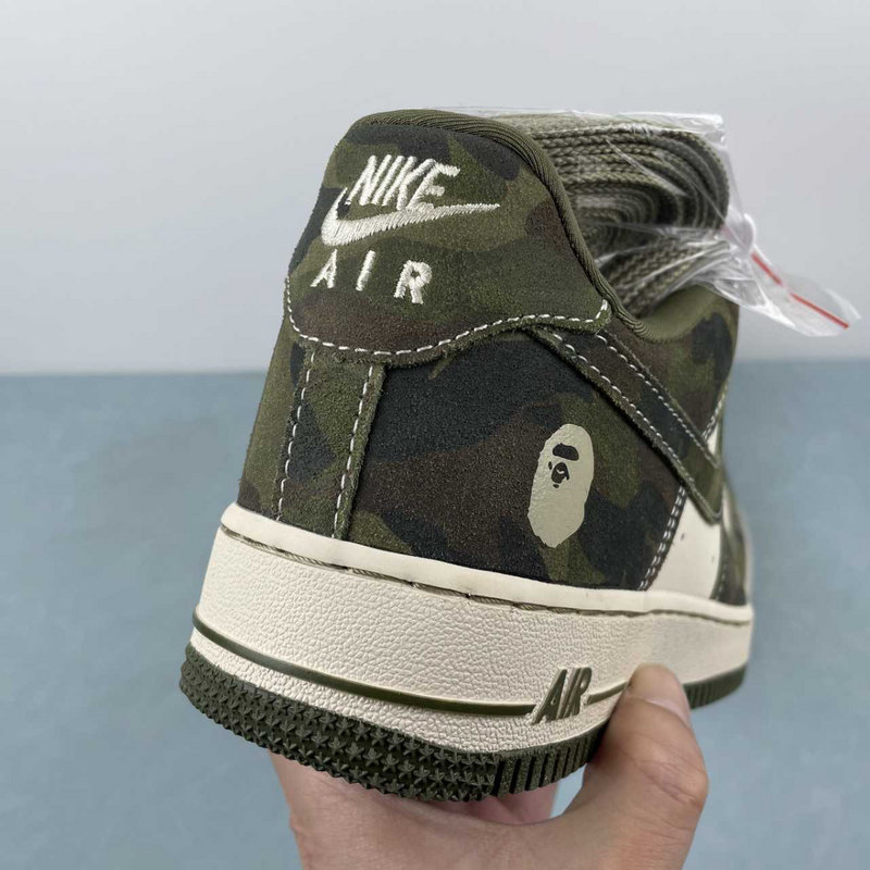 Air Force Bape Green Whit