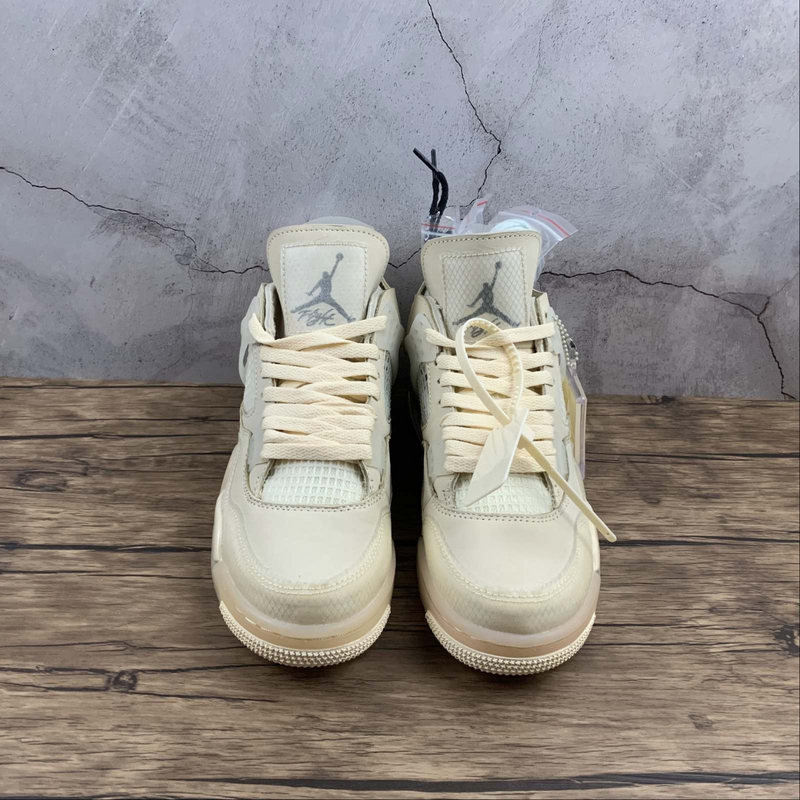 Air Jordan 4 Off white "Sail"