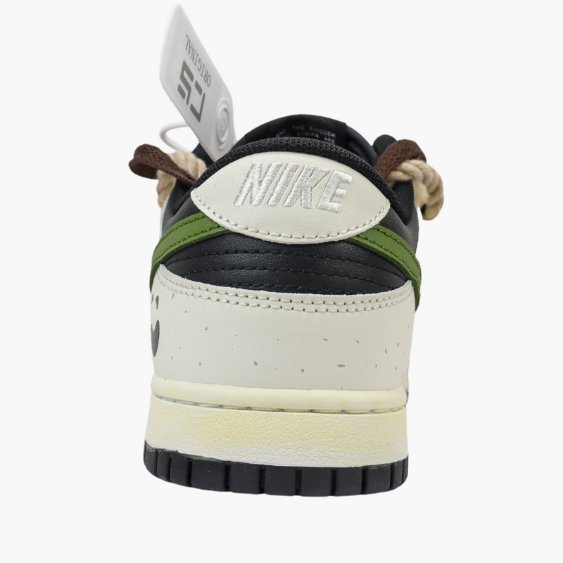 Dunk Low Custom White Black Olive