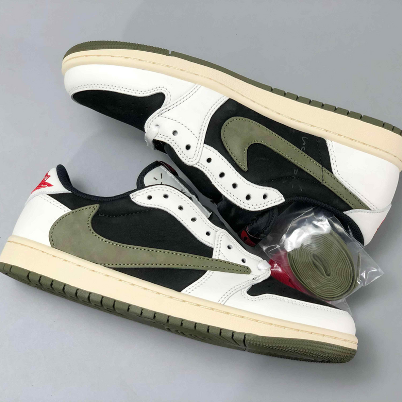 Travis Scott x Air Jordan 1 Low “Medium Olive”