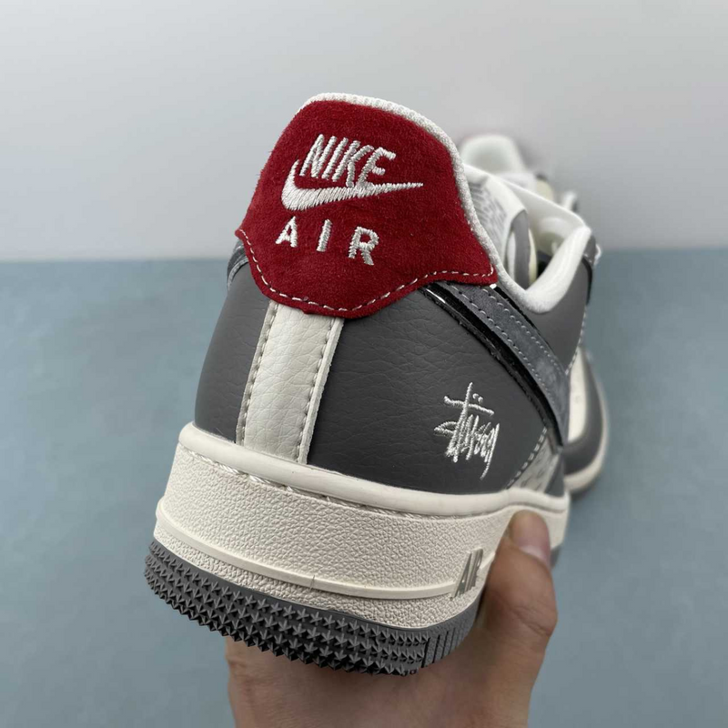 Air Force Stussy Grey And White