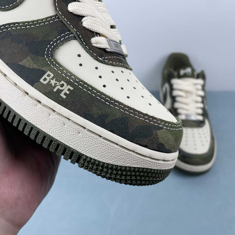 Air Force Bape Green Whit