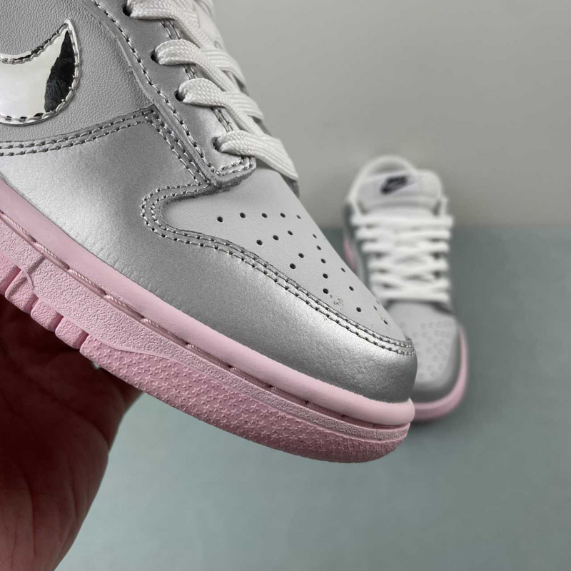 Dunk Low Lx Metallic Silver Pink