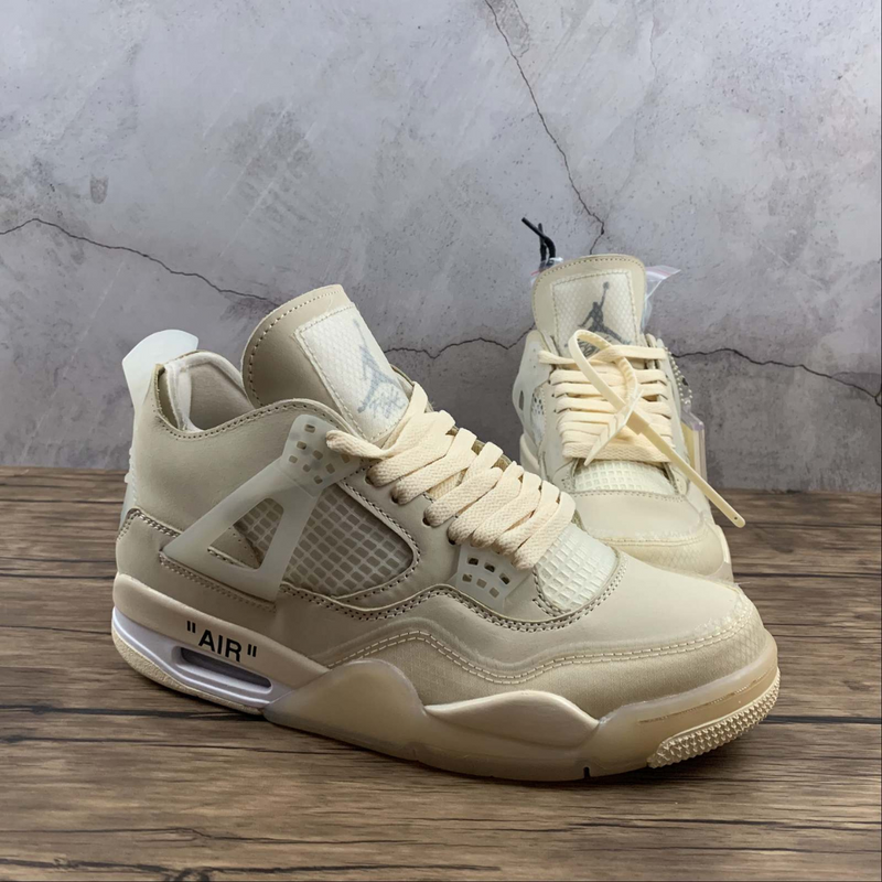 Air Jordan 4 Off white "Sail"