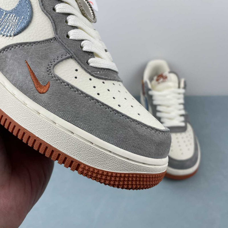 Air Force Stussy Grey And Brown