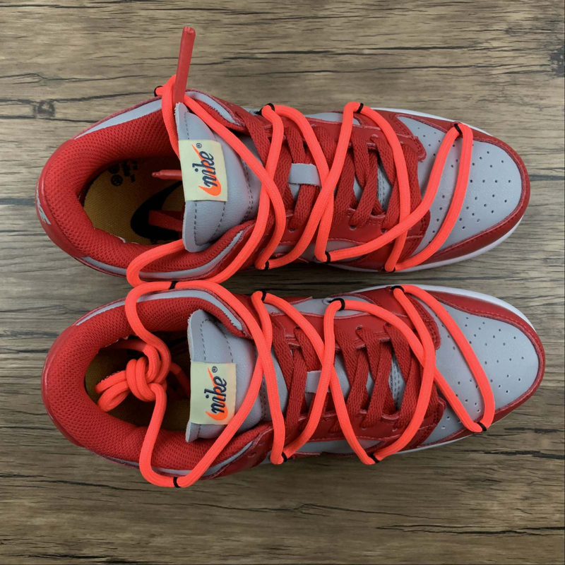 Dunk Low Off White University Red