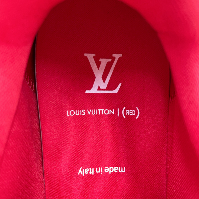 LV Skate Sneaker Red White