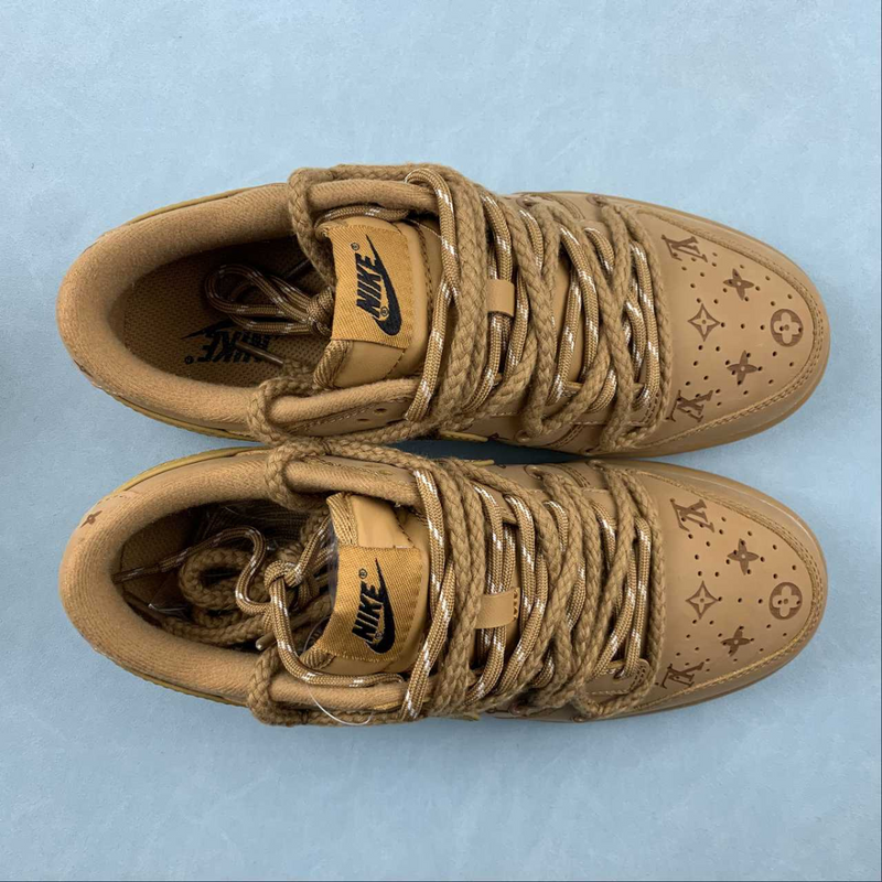 Dunk Low X Louis Vuitton Wheat Mocha