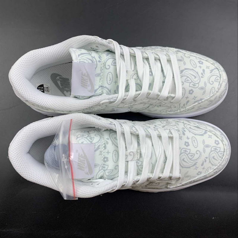 Dunk Low White Paisley