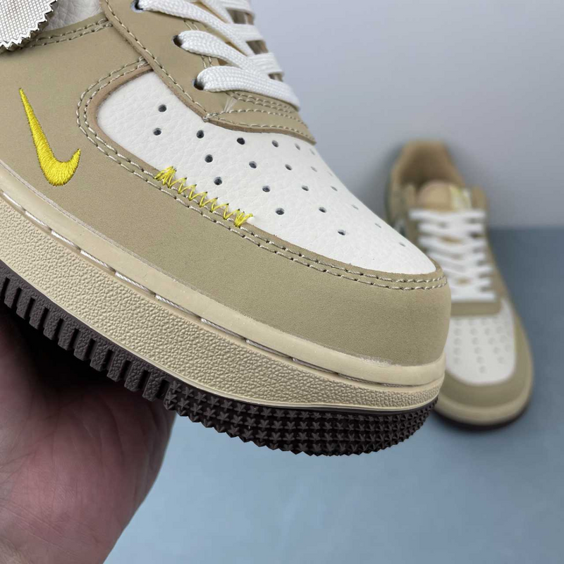 Air Force X Gucci Beige And White