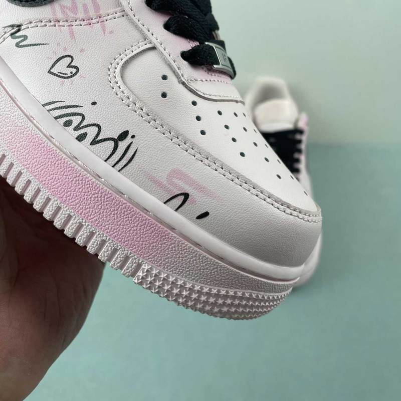 Air Force Pink Black And White