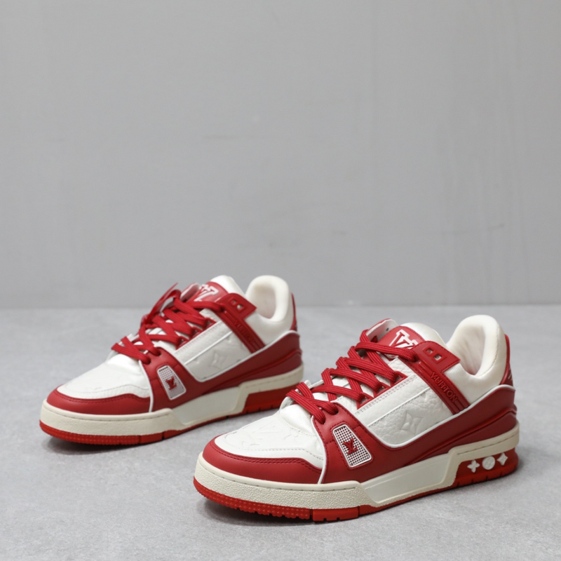 LV Trainer Sneaker Red