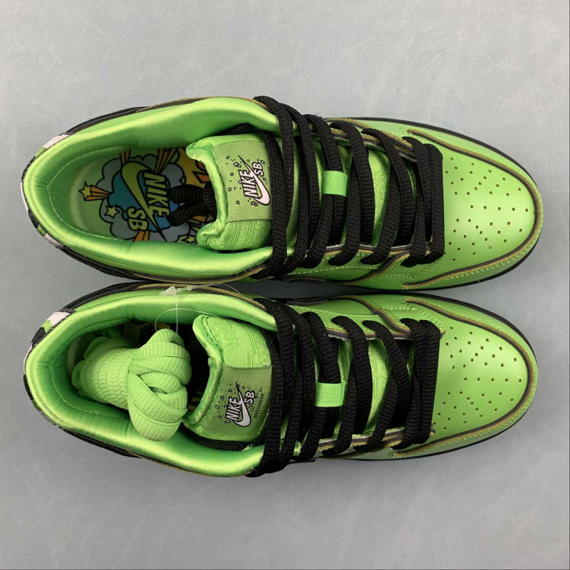 Dunk Low SB Powerpuff Girls Green