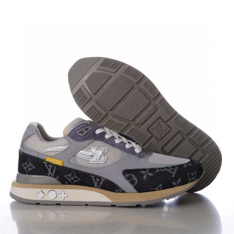 LV Runner Away Sneakers Gray