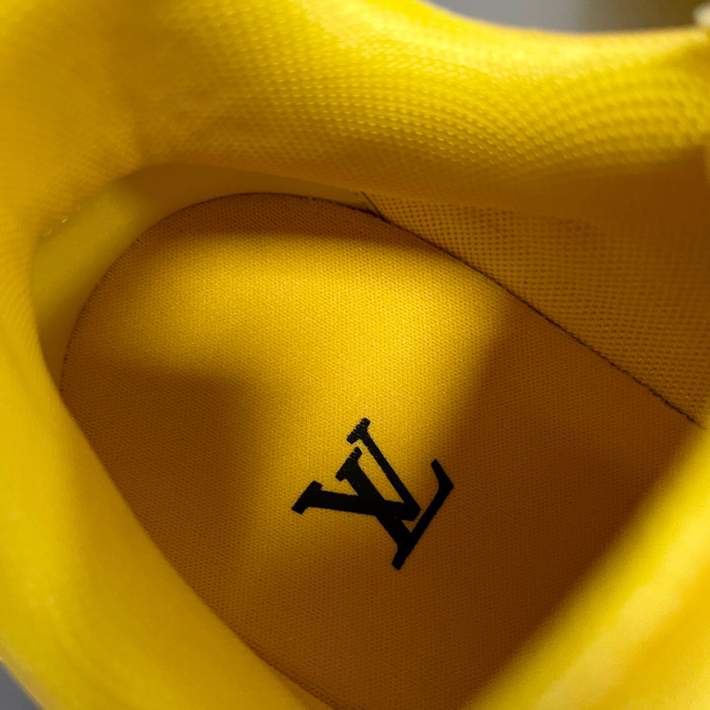 LV Yellow Embossed Trainer