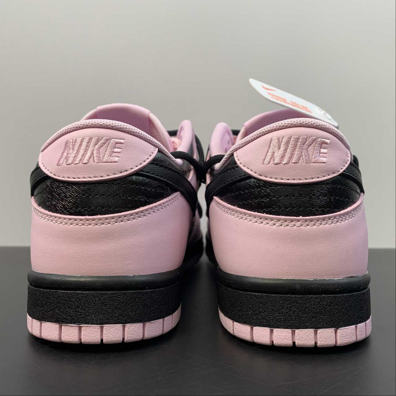 Dunk Low Black Patent Pink