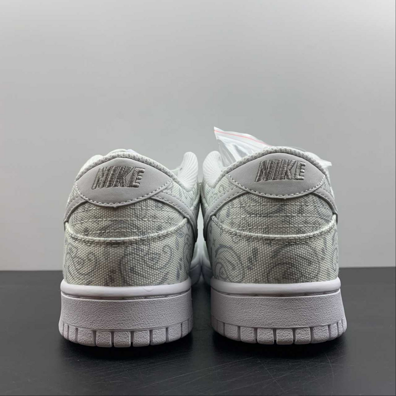 Dunk Low White Paisley