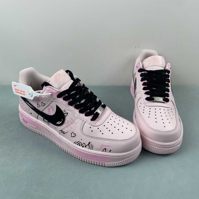 Air Force Pink Black And White