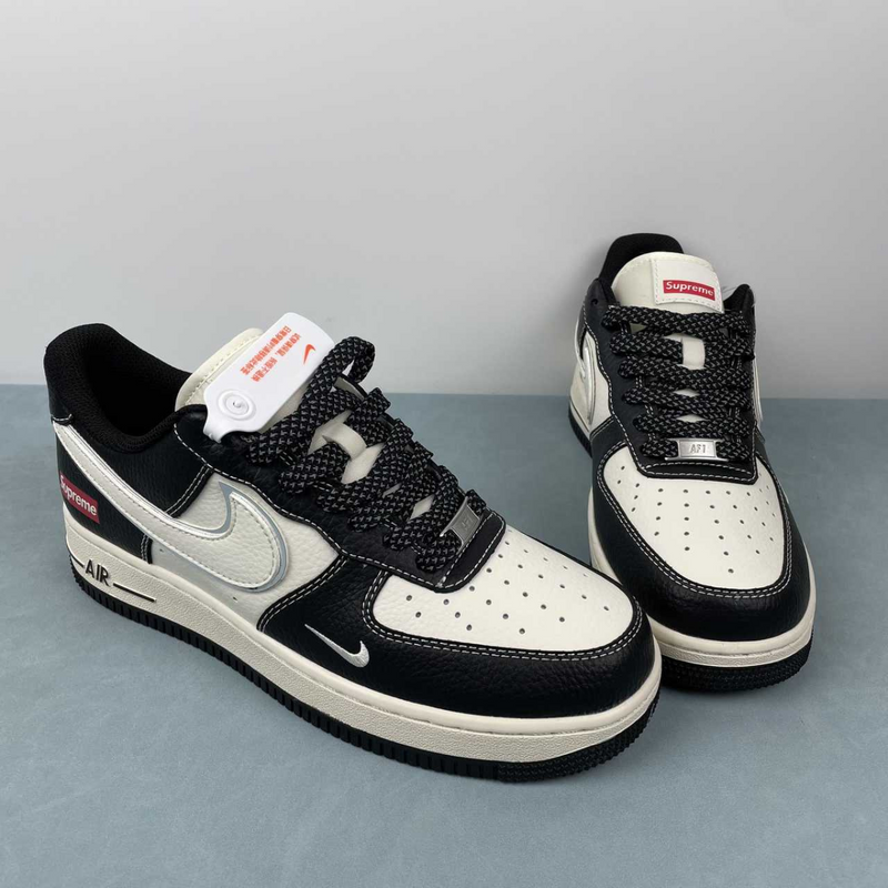 Air Force Supreme Cream Black