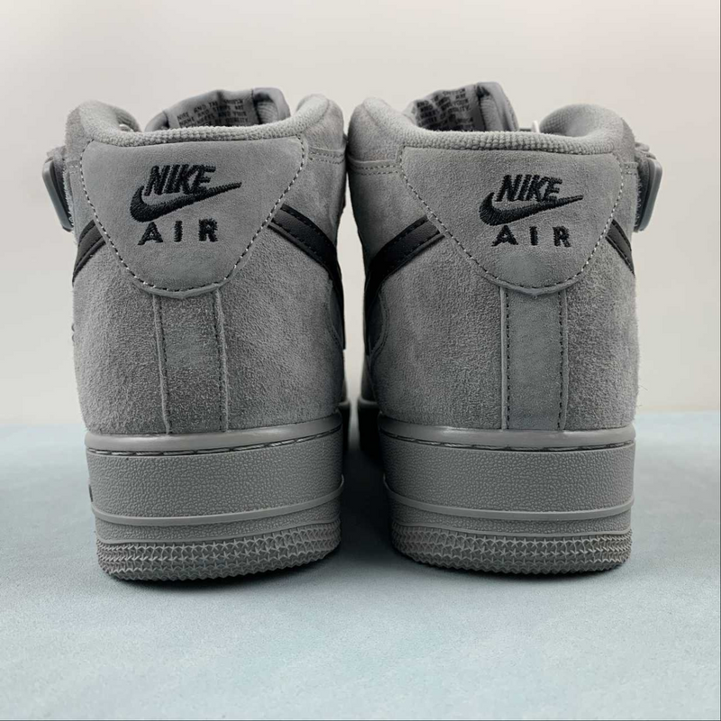 Air Force Mid Top Grey And Black