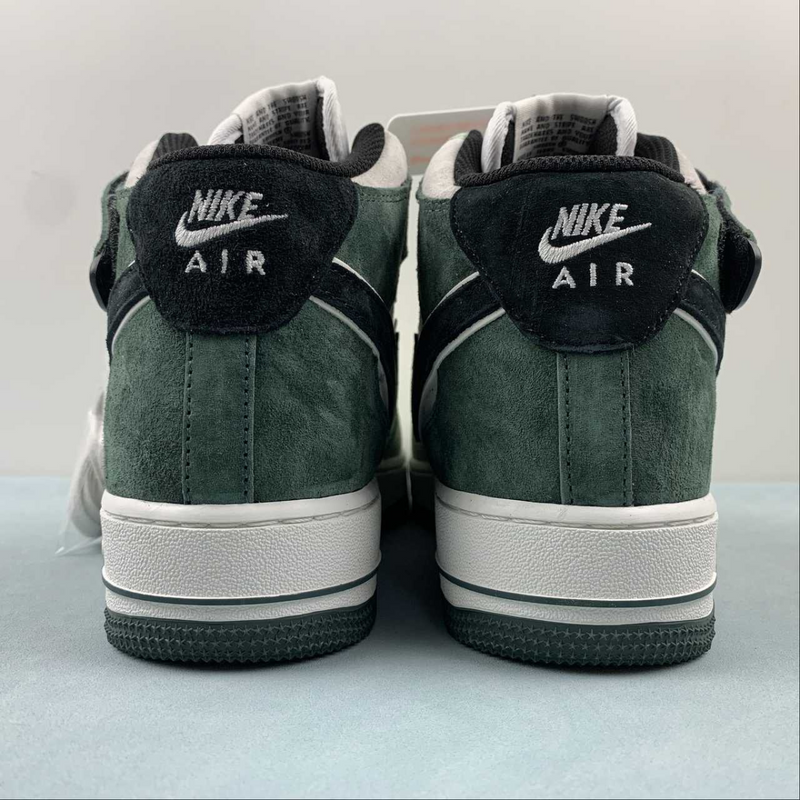 Air Force Mid Top Green And White