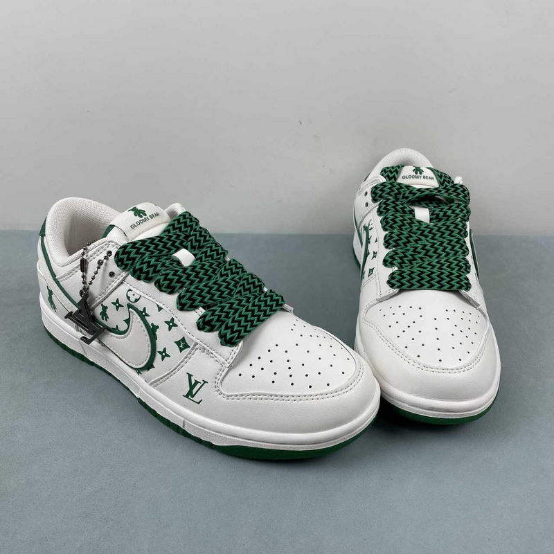 Dunk Low Bear Green And White X Louis Vuitton