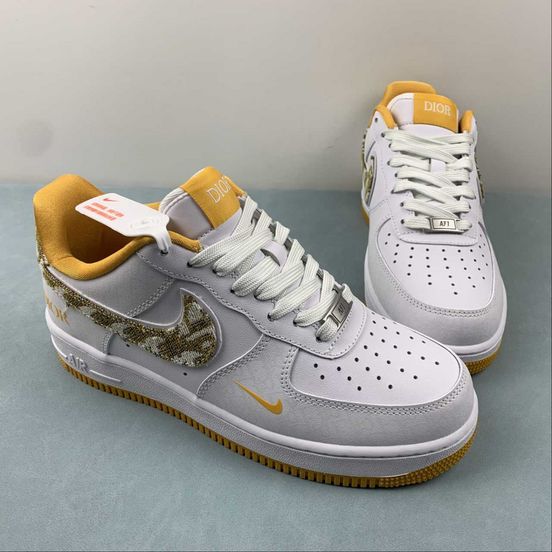 Air Force X Dior Yellow And White