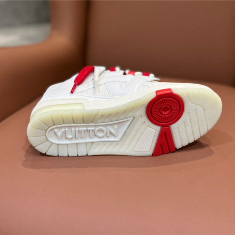 LV Sneakers White Red